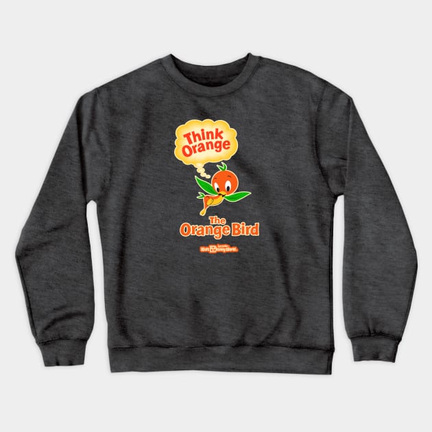 Think! Orange Bird Florida Flag Crewneck Sweatshirt by The Dept. Of Citrus